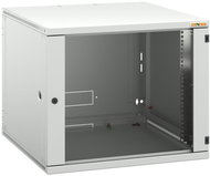 Conteg RUN-09-60/40 - 19" wall-mounted rack 9U, 600 × 400 mm grey - Data Cabinet