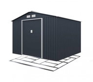 IWHome Garden house ARES E 8,84 m2 anthracite + construction - Garden Shed