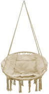 IWHome Hanging armchair AMBROSIA with cushions beige IWH-10190005 - Hanging Chair