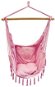 Hanging Chair IWHome Hanging armchair DIONA with fringe old pink IWH-10190013 - Závěsné křeslo