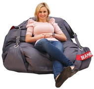 BeanBag Sitting bag 189×140 comfort with straps dark grey - Bean Bag