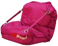 BeanBag Sedací pytel 189×140 comfort s popruhy pink - Sedací vak
