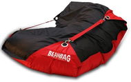 BeanBag Sedací pytel 189×140 duo scarlet rose - black - Sedací vak