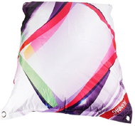 BeanBag Designový sedací vak 189×140 grafic s popruhy - Sedací vak