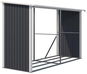 Dřevník IWHome Dřevník HESTIA AW-C, antracit 302 x 119 x 190cm  IWH-10230009 - Dřevník
