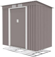 IWHome Garden house ZEUS 2A 2,43 m2 light grey + floor construction ZEUS 2A - Garden Shed