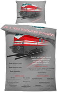 Impar Linen 140 × 200 cm + 90 × 70 cm, Locomotive V 180 (DR) - Bed Linen
