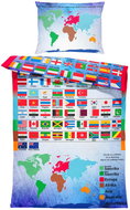 Impar Linen 140 × 200 + 90 × 70 cm, The most important flags - Bed Linen