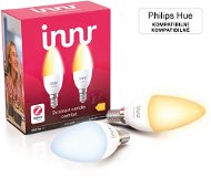 Innr Chytrá LED žárovka E14 Comfort, tvar svíce, kompatibilní s Philips Hue, 2 ks - LED Bulb