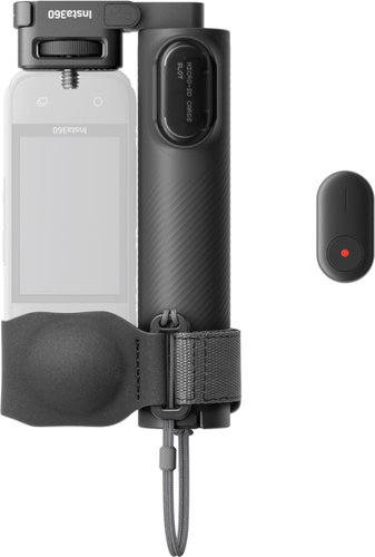 Insta360 Foldable Selfie Stick Remote Kit Black - Selfie Stick - Main image
