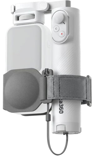Insta360 Foldable Selfie Stick Remote Kit White - Selfie Stick - Main image