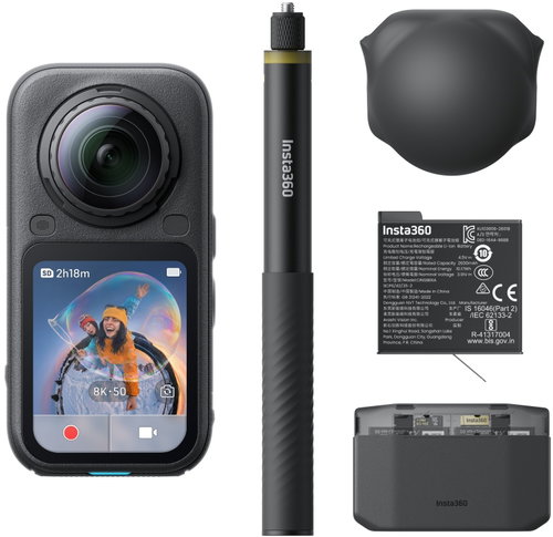 Insta360 X6 Essentials Bundle Midnight Black - 360 Camera - Main image