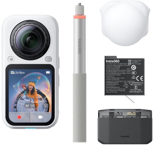 Insta360 X6 Essentials Bundle Arctic White - 360 Camera - Main image