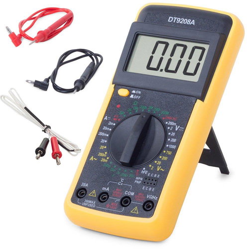 VERK Digital Multimeter 11032, DT9208A - Multimeter - Main image