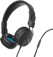 JLAB Studio Wired On Ear Headphones Black - Fej-/fülhallgató