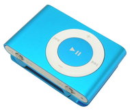 iPod Shuffle 2nd modrý (blue), 1GB, MP3/ AAC/ AIFF přehrávač, USB2.0 - MP3 Player