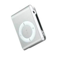iPod Shuffle 2nd stříbrný (silver), 2GB, MP3/ AAC/ AIFF přehrávač, USB2.0 - MP3 přehrávač