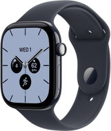 Apple Watch Series 12 Cellular 46mm Night Blue Ceramic Case with Navy Blue Sport Band - S/M - Smart Watch