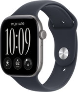 Apple Watch Series 12 Cellular 46mm Space Grey Aluminium with Midnight Blue Sport Band - M - Smart Watch