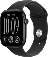 Apple Watch Series 12 Cellular 46mm Black Aluminium with Black Sport Band - M/L - Smart Watch