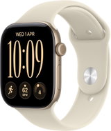 Apple Watch Series 12 Cellular 46mm Light Gold Aluminium with Sand Sport Band - S/M - Smart Watch