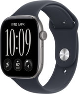 Apple Watch Series 12 46mm Space Grey Aluminium with Midnight Navy Sport Band - S/M - Smart Watch