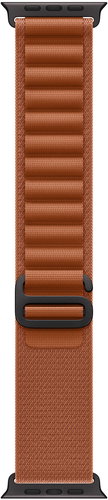 Apple Watch 49mm Terracotta Alpine Pull - Large - Black Titanium - Watch Strap - Main image