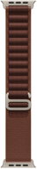 Apple Watch 49mm burgundsky červený Alpský tah - Large - provedení z přírodního titanu - Watch Strap