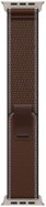 Apple Watch 49mm tmavě umbrový Trailový tah - M/L - provedení z přírodního titanu - Watch Strap