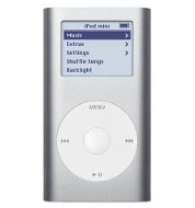 iPod Mini stříbrný (silver), 4 GB, MP3/ AAC/ AIFF přehrávač, úkolovník, hry, sluchátka, USB 2.0, Fir - MP3 Player