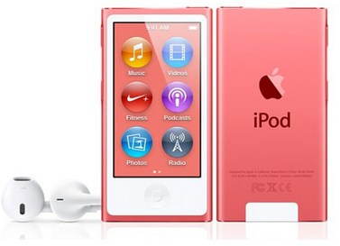 APPLE iPod Nano 16GB Pink 7th gen Main image APPLE iPod Nano 16GB Pink 7th gen - MP3 Player - Main image