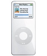 iPod Nano bílý (white), 2GB, MP3/ AAC/ AIFF přehrávač, úkolovník, hry, sluchátka, USB 2.0, FireWire - MP3 Player