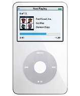 iPod Video bílý (white), 30GB, MP3/ AAC/ AIFF/ MOV/ M4V/ MP4 přehrávač, úkolovník, hry, sluchátka, U - MP4 Player