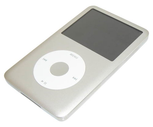 iPod Classic stříbrný (silver), 80GB, MP3/ AAC/ AIFF/ MOV/ M4V/ MP4 přehrávač, úkolovník, hry, 2.5"  - MP4 Player - Main image