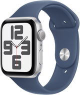 Apple Watch SE 40mm Silver Aluminium Case with Denim Sport Band - M/L - Chytré hodinky
