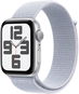 Apple Watch SE 40mm Silver Aluminium Case with Blue Cloud Sport Loop - Okosóra