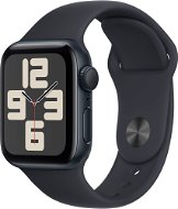 Apple Watch SE 40mm Temně inkoustový hliník s temně inkoustovým sportovním řemínkem - S/M - Chytré hodinky