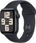 Smart hodinky Apple Watch SE 40 mm Tmavo atramentový hliník s tmavo atramentovým športovým remienkom – M/L - Chytré hodinky