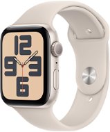 Smartwatch Apple Watch SE 44mm Aluminiumgehäuse Polarstern mit Sportarmband Polarstern - S/M - Chytré hodinky