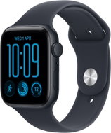 Apple Watch SE 3 44mm Temně inkoustový hliník with námořnicky modrým sportovním řemínkem - S/M - Smart Watch