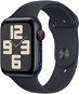 Apple Watch SE Cellular 44mm Temně inkoustový hliník s temně inkoustovým sportovním řemínkem - S/M - Chytré hodinky