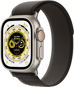 Apple Watch Ultra 49mm Titangehäuse mit Trail Loop Schwarz/Grau - S/M - Smartwatch