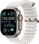 Apple Watch Ultra 2 49mm Titanium Case with White Ocean Band - Smart Watch