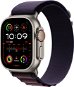 Smartwatch Apple Watch Ultra 2 49mm Titan-Gehäuse mit indigoblauem Alpine Loop - Medium - Chytré hodinky