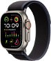 Apple Watch Ultra 2 49mm Titan-Gehäuse mit schwarz-blauem Trail Loop - S/M - Smartwatch