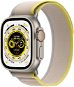 Apple Watch Ultra 49mm titanové pouzdro se žluto-béžovým trailovým tahem - S/M - Chytré hodinky