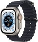 Apple Watch Ultra 49 mm titánové puzdro s tmavo atramentovým oceánskym remienkom - Smart hodinky