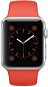Apple Watch Šport 38mm Strieborný hliník s oranžovým remienkom - Smart hodinky
