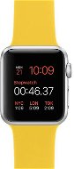 Apple Watch Sport 38 mm Silber Alumium mit gelbem Band - Smartwatch