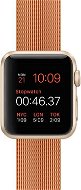 Apple Watch Sport 38mm Gold aluminum with red strap made of woven nylon - Smart Watch